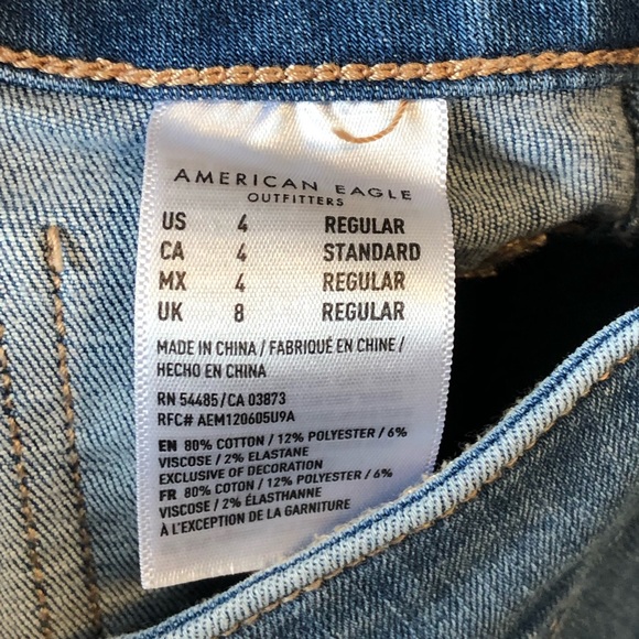 Great Condition Size 4 American Eagle Denim Skirt - Picture 4 of 5